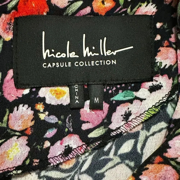 Nicole Miller | Floral A Line Dress (M) 💐 - Picture 5 of 7